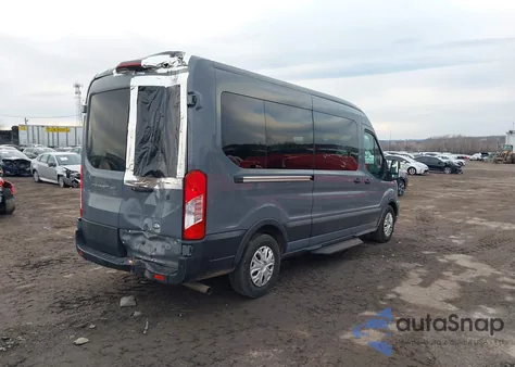 2022 Ford Transit-350 Passenger Van Xlt z USA, uszkodzony, nr VIN 1FBAX2C82NKA19727